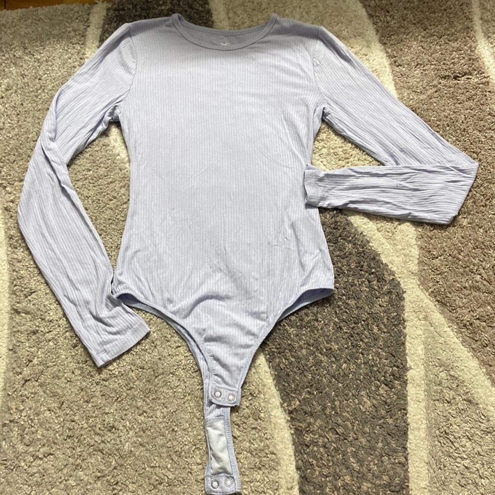 periwinkle long sleeve body suit
